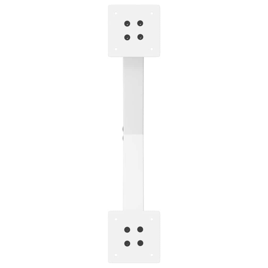 Pieds de table à manger en forme de X, 2 pièces, blanc, 50 x (72-73) cm, acier - XIOS