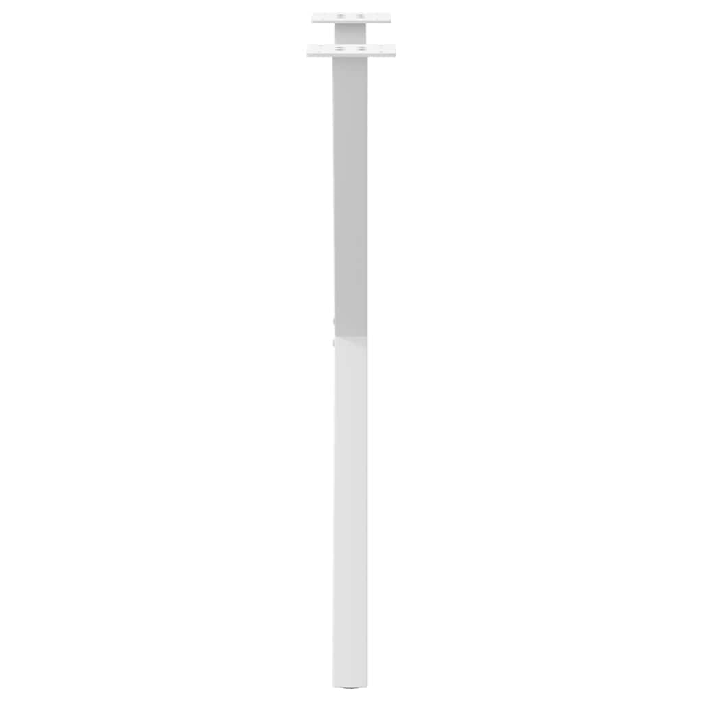 Pieds de table à manger en forme de X, 2 pièces, blanc, 57 x (72-73) cm, acier - XIOS