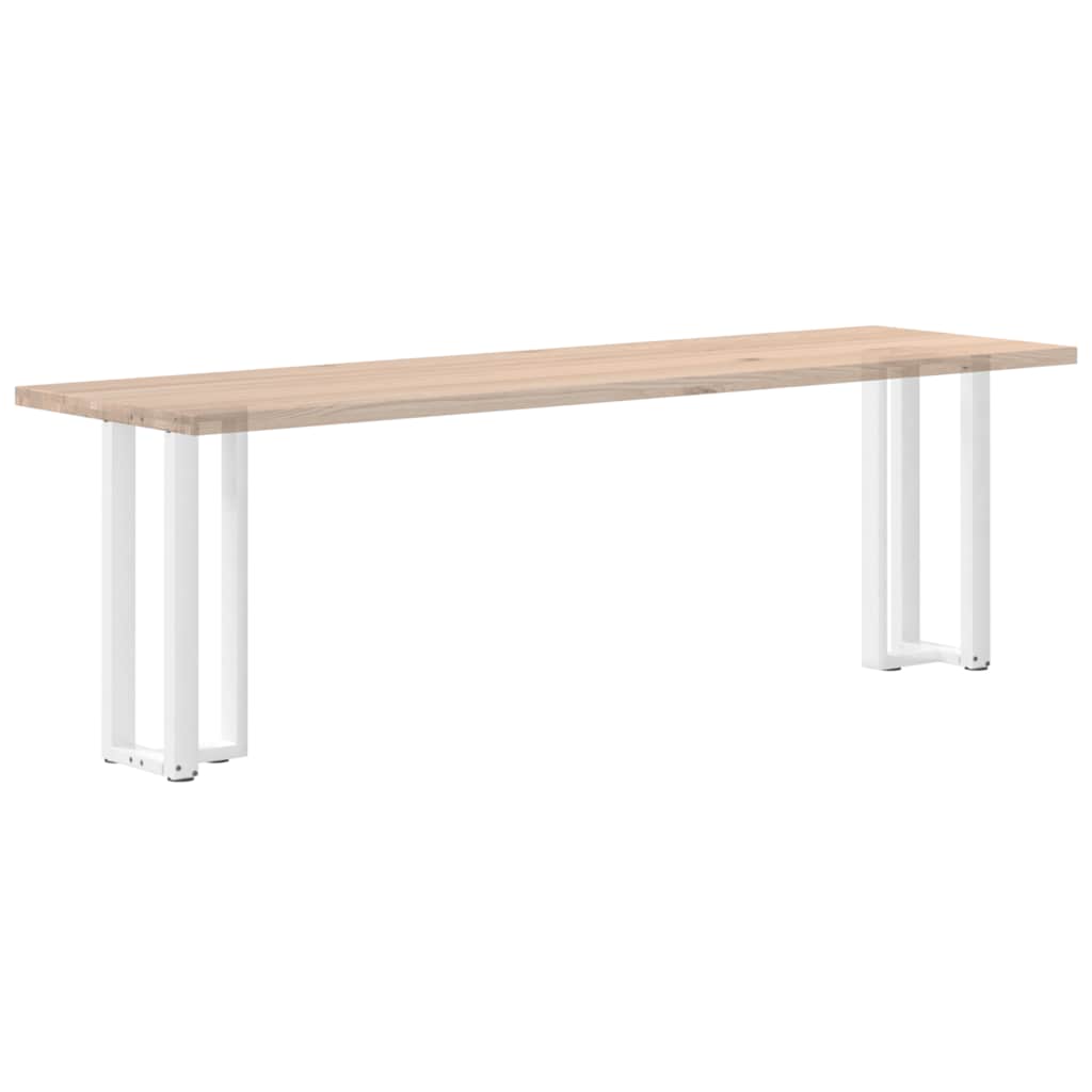 Pieds de table console en T, 2 pièces, blanc, 25 x 28 x (72-73) cm, acier - XIOS