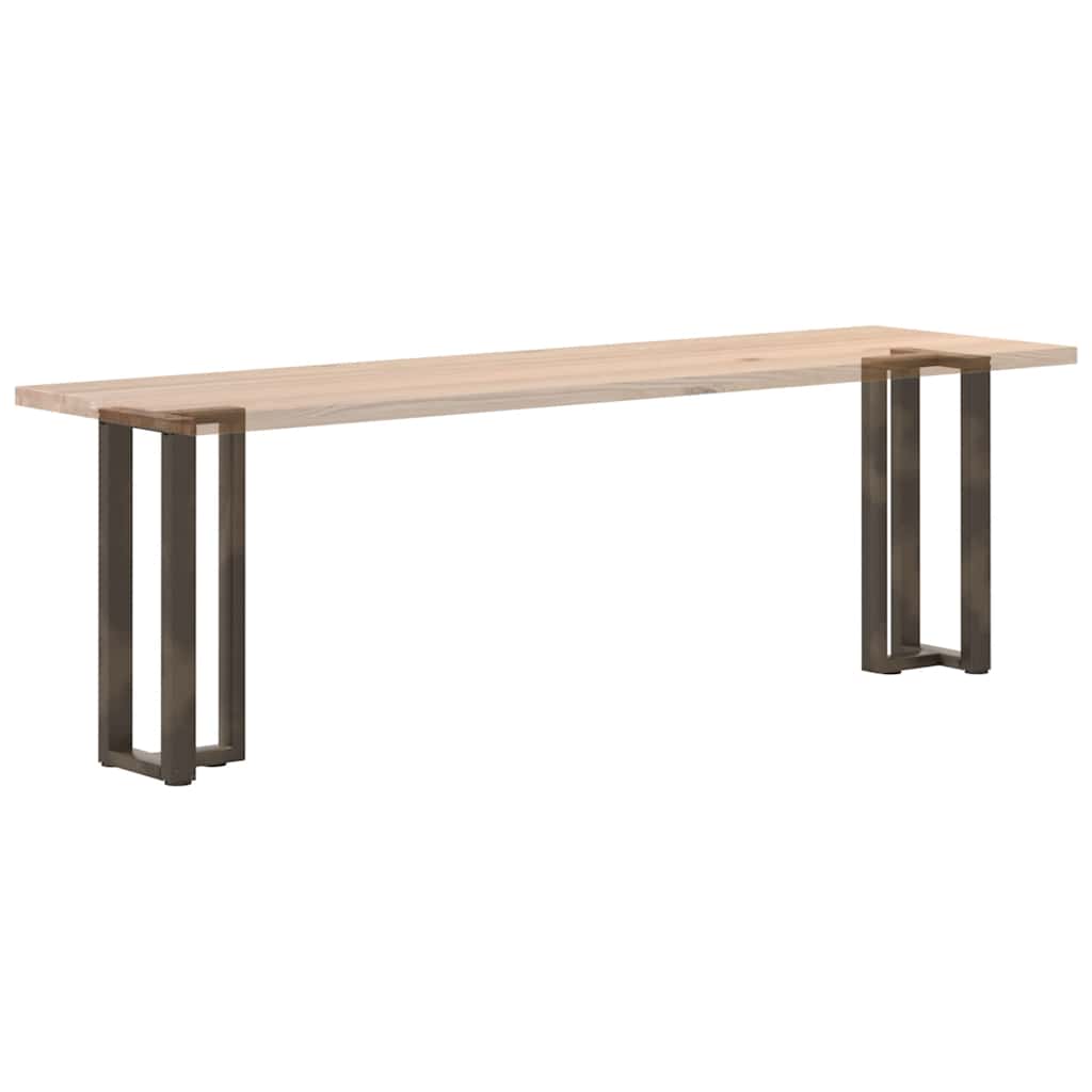 Pieds de table console en T, 2 pièces, noir, 38 x 25 x (72-73) cm, acier - XIOS