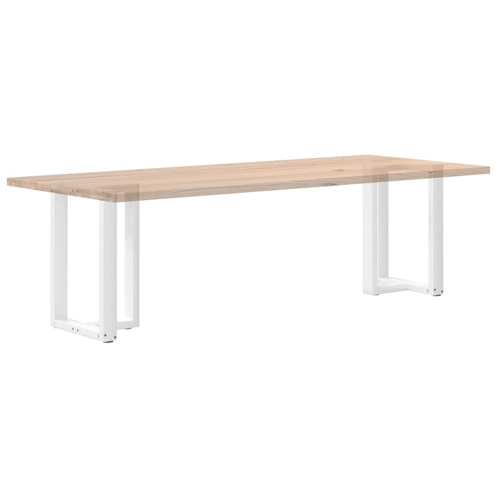 Pieds de table à manger en T 2 pièces Blanc 50 x 35 x (72-73) cm Acier - XIOS
