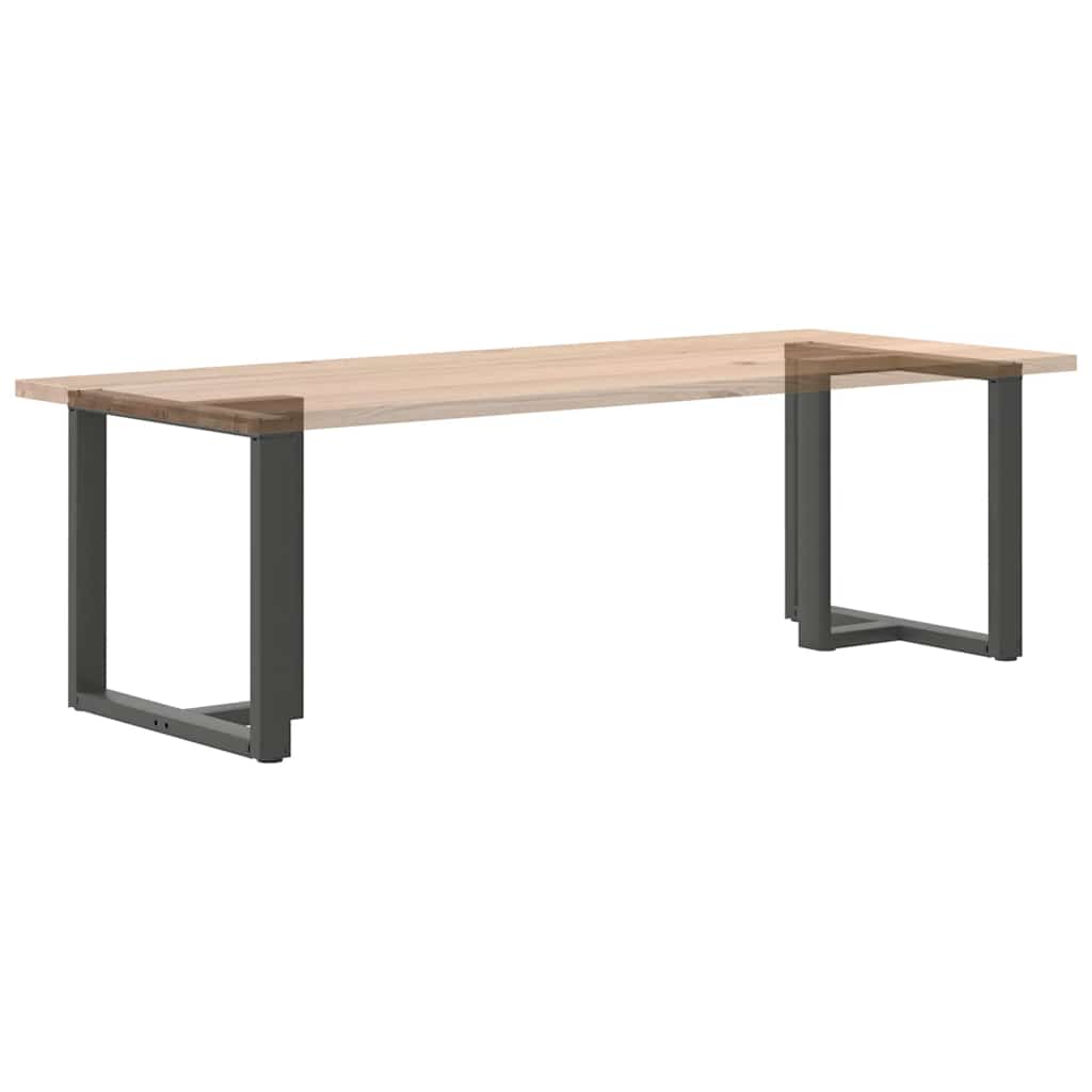 Pieds de table à manger en T 2 pièces Anthracite 70x35x(72-73) cm Acier - XIOS