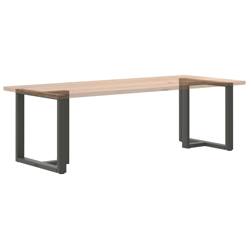 Pieds de table à manger en T 2 pièces Anthracite 80 x 35 x (72-73) cm Acier - XIOS