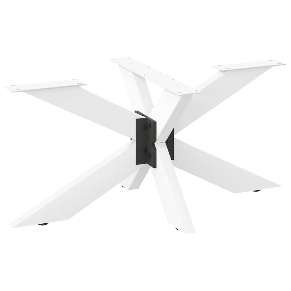 Pied de table basse en forme d'araignée, blanc, 98 x 58 x (42-43) cm, acier - XIOS
