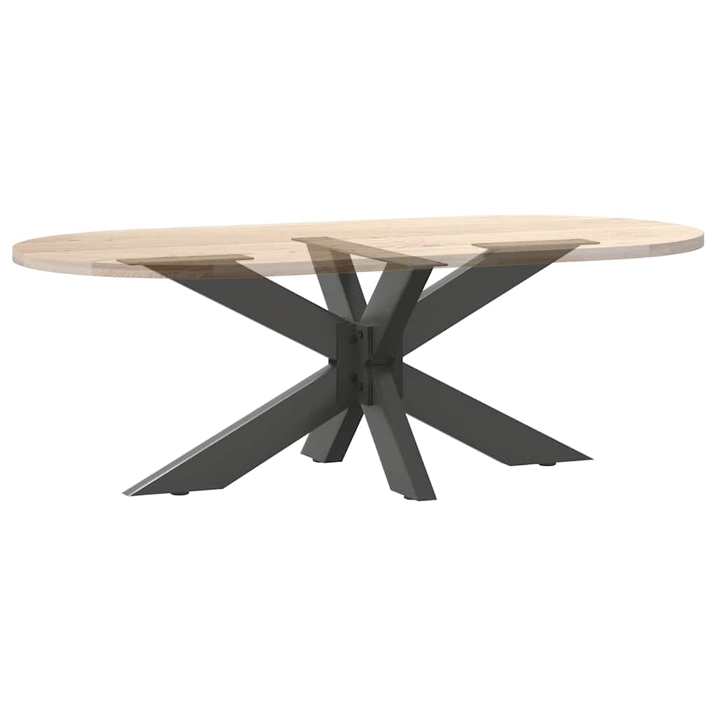 Pied de table basse en forme d'araignée, anthracite, 98 x 58 x (42-43) cm, acier - XIOS