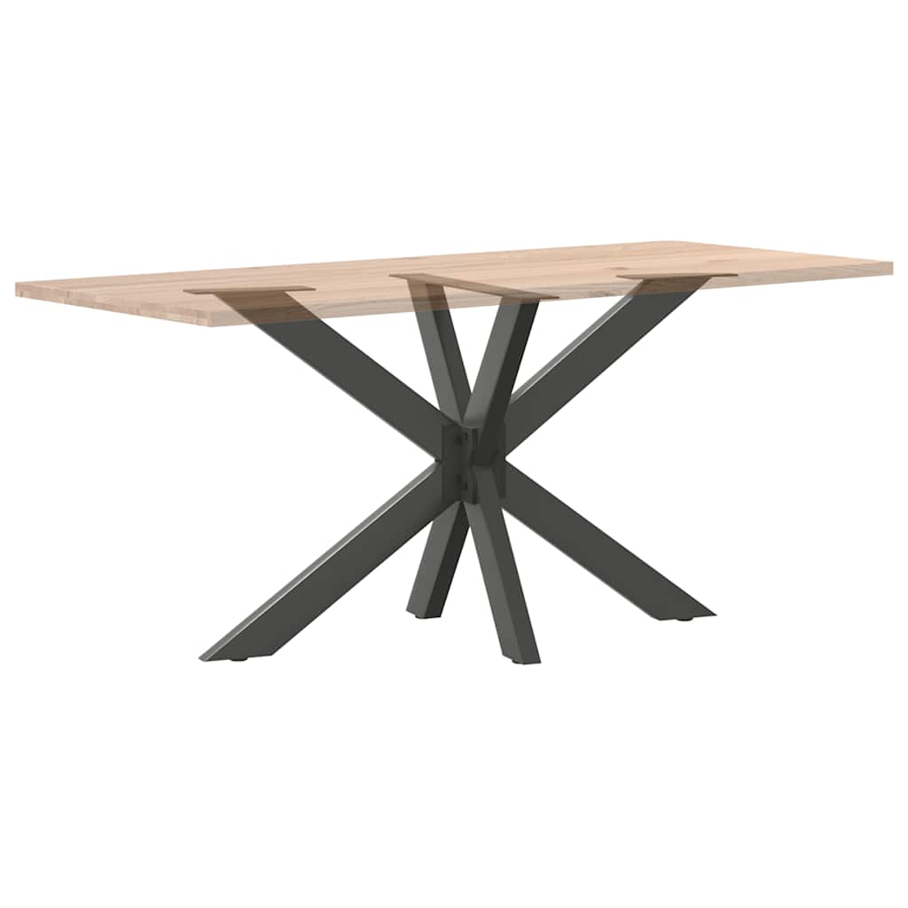 Pied de table à manger en forme d'araignée, anthracite, 120 x 68 x (72-73) cm, acier - XIOS