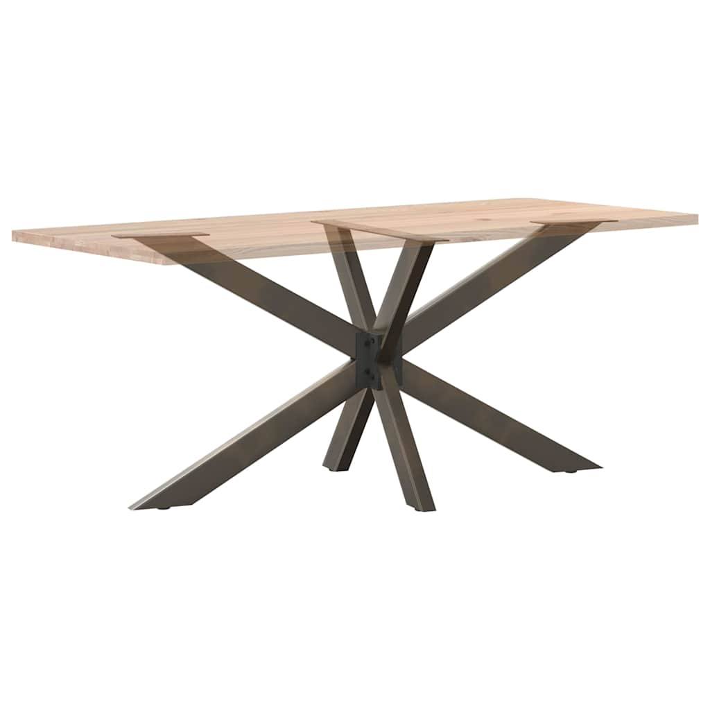 Pied de table à manger en forme d'araignée noir 150 x 78 x (72-73) cm en acier - XIOS