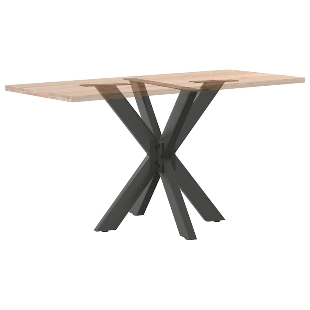Pied de table à manger en forme d'araignée, anthracite, 85 x 85 x (72-73) cm, acier - XIOS