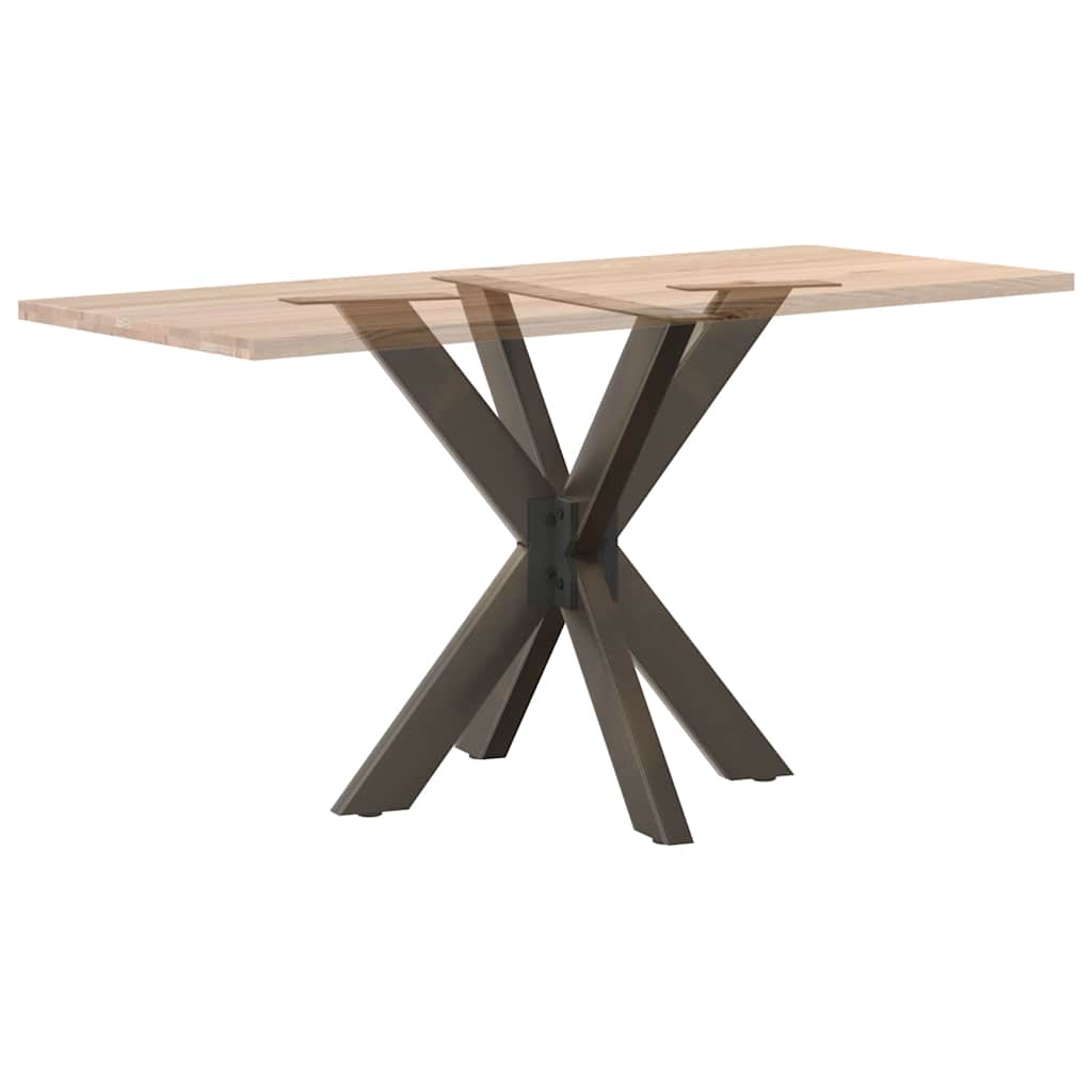 Pied de table à manger en forme d'araignée noir 85 x 85 x (72-73) cm en acier - XIOS