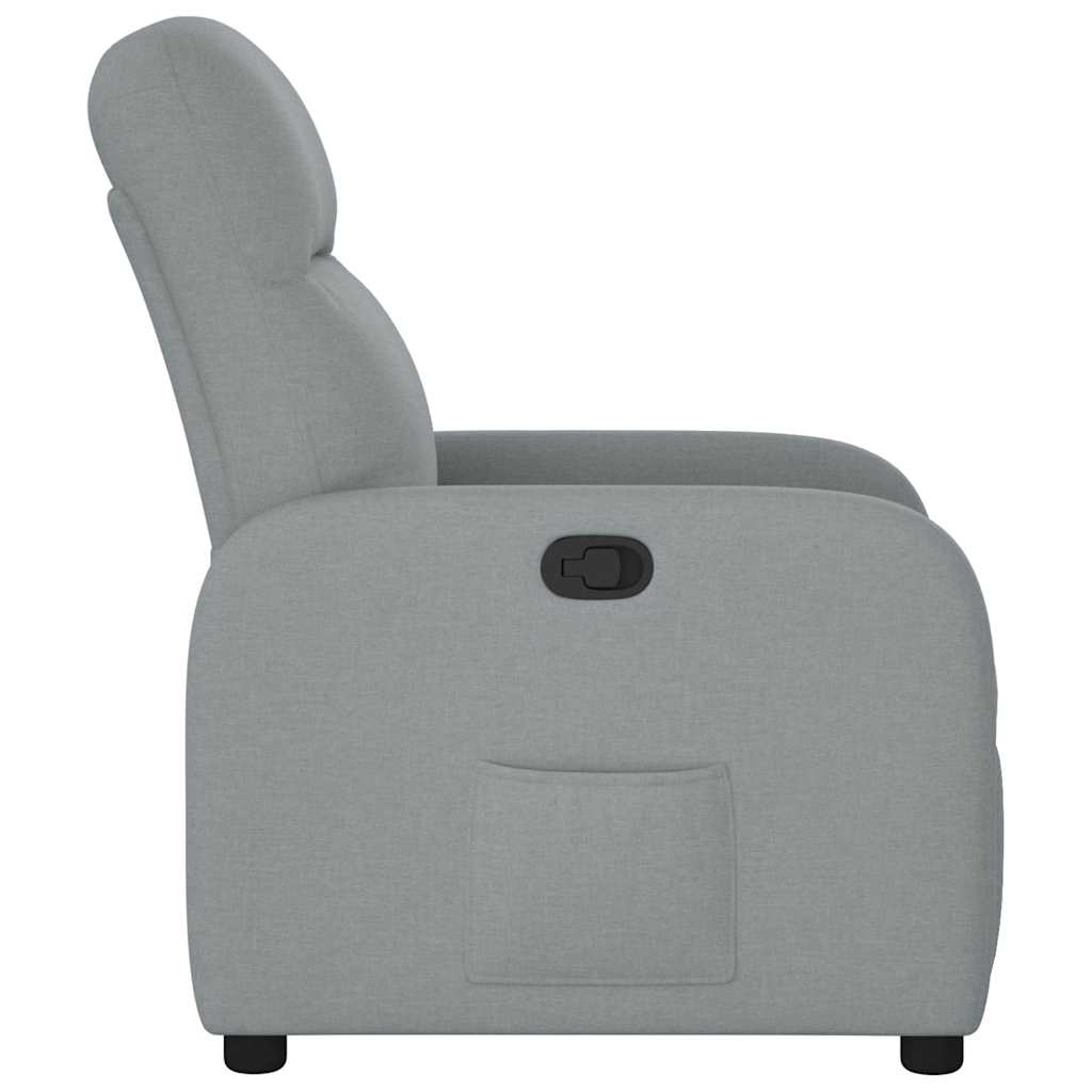 Fauteuil inclinable Gris clair Tissu - XIOS