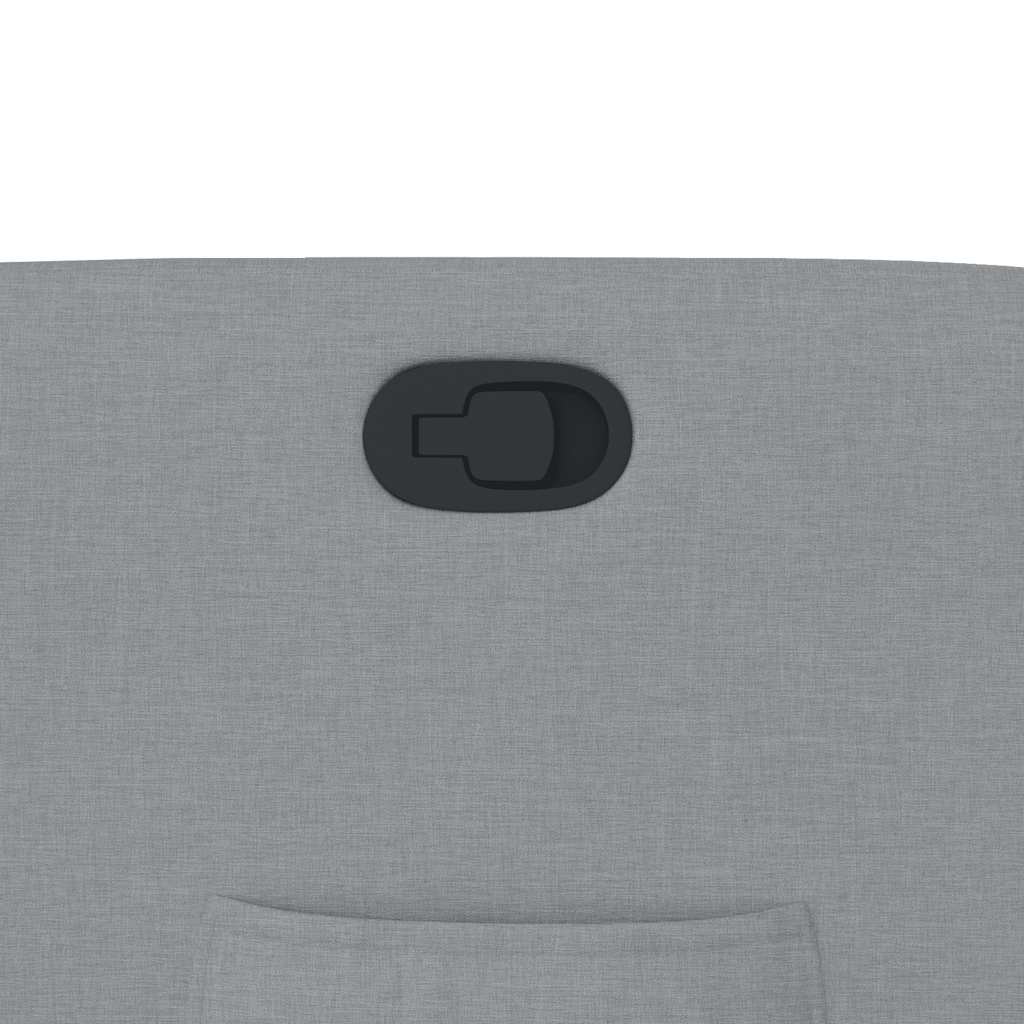 Fauteuil inclinable Gris clair Tissu - XIOS