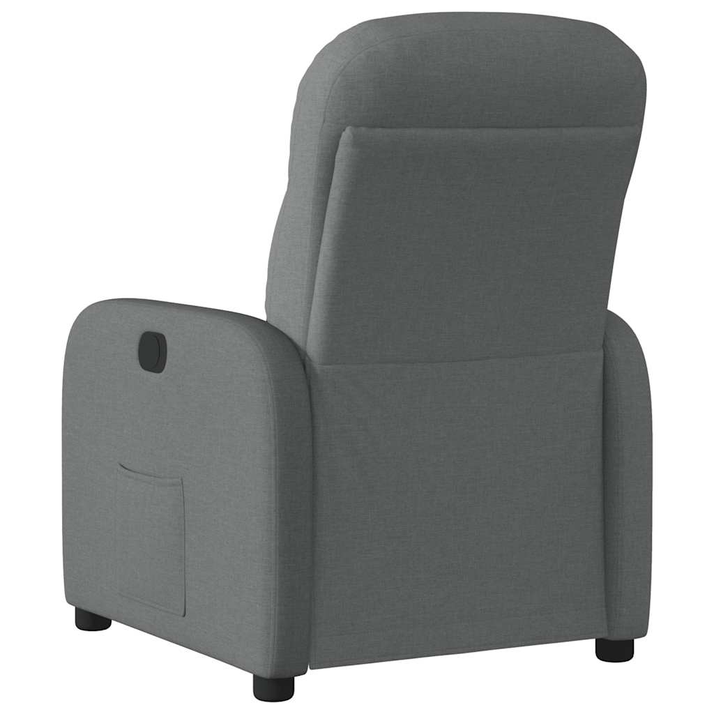 Fauteuil inclinable Gris foncé Tissu - XIOS