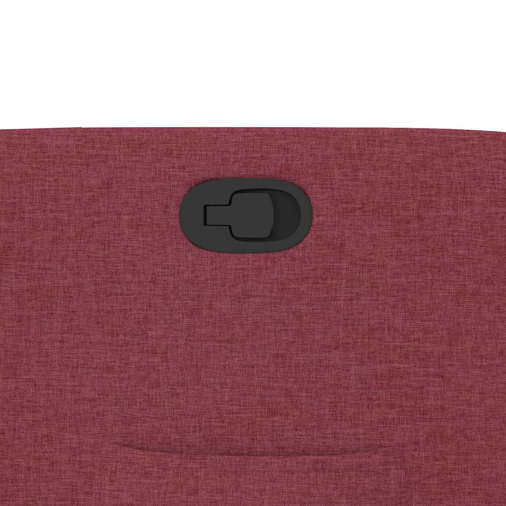 Fauteuil inclinable Rouge bordeaux Tissu - XIOS