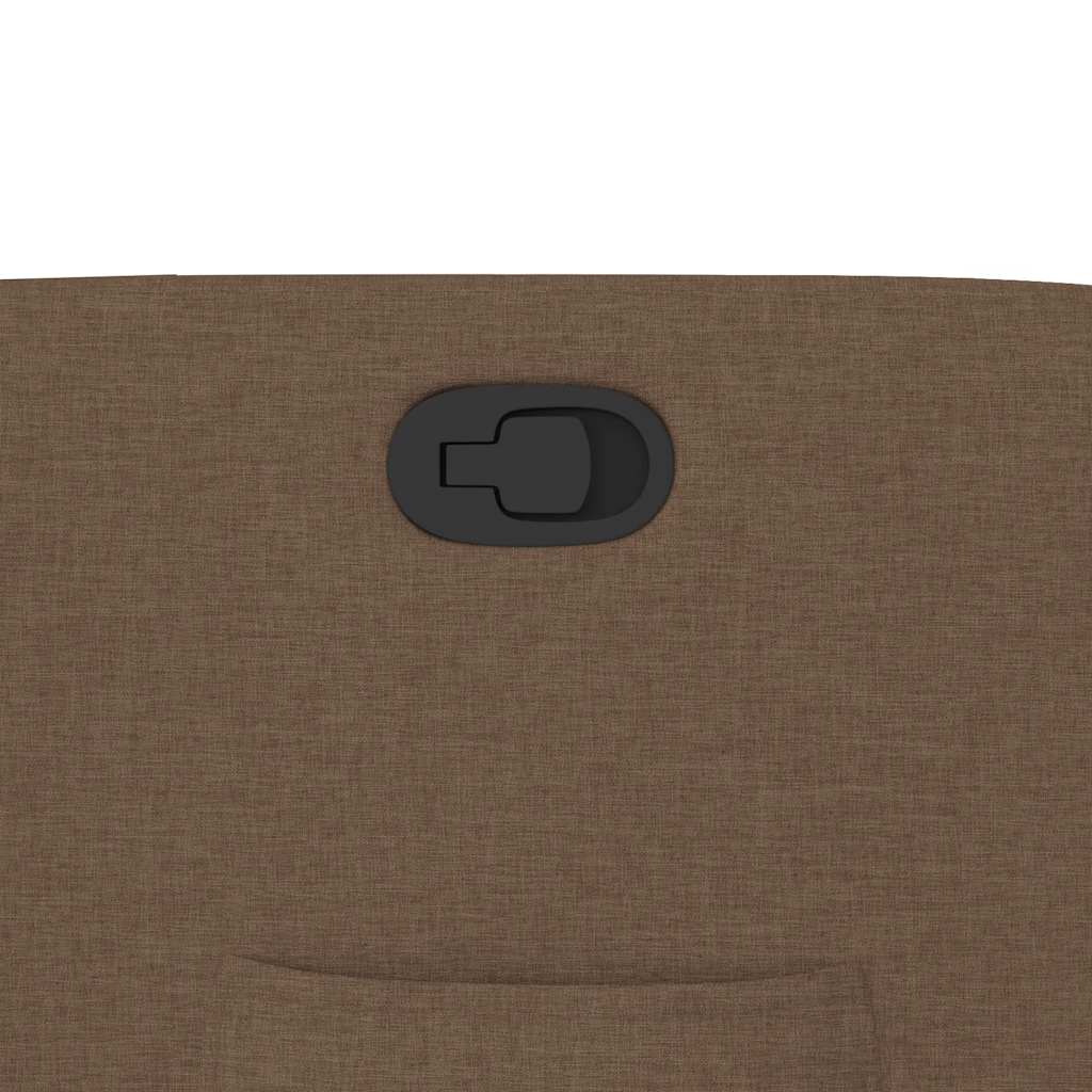 Fauteuil inclinable Marron Tissu - XIOS