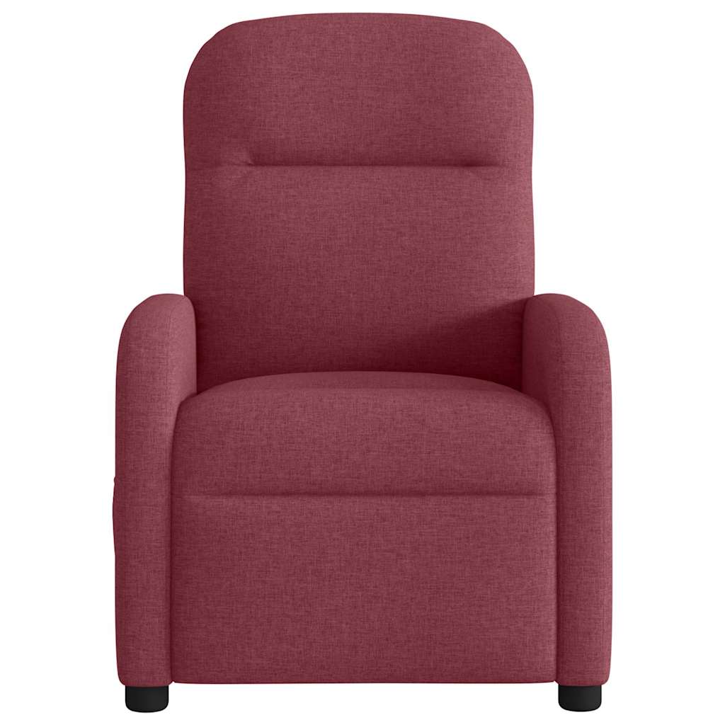 Fauteuil de massage inclinable Rouge bordeaux Tissu - XIOS