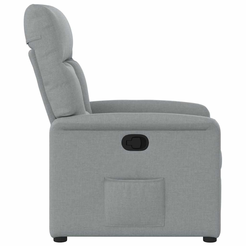 Fauteuil inclinable Gris clair Tissu - XIOS