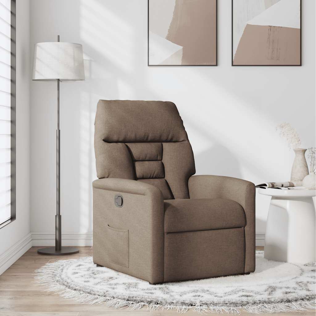 Fauteuil inclinable Marron Tissu - XIOS