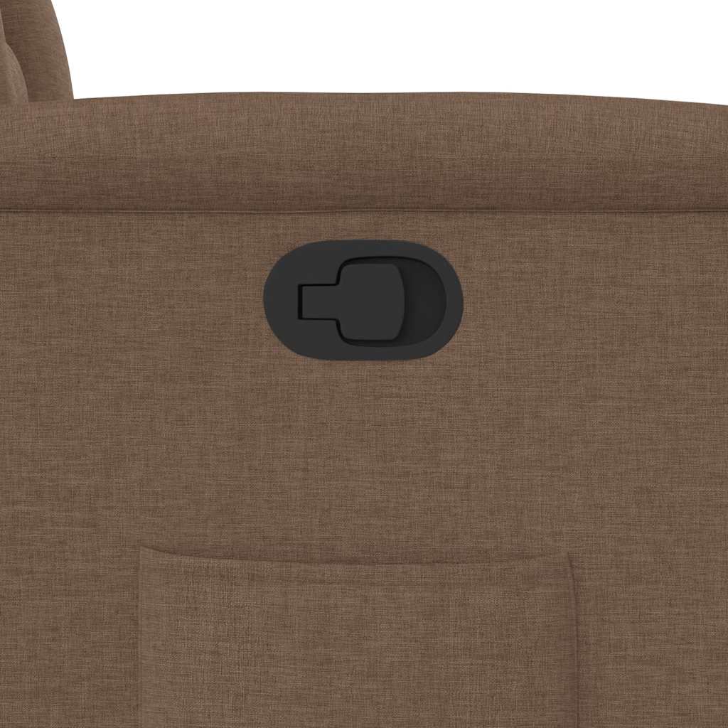 Fauteuil inclinable Marron Tissu - XIOS