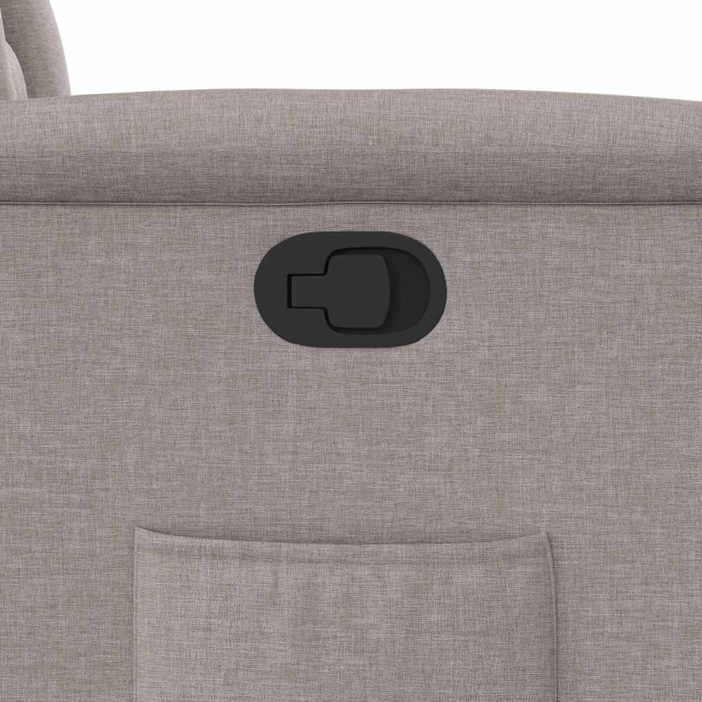 Fauteuil inclinable Taupe Tissu - XIOS