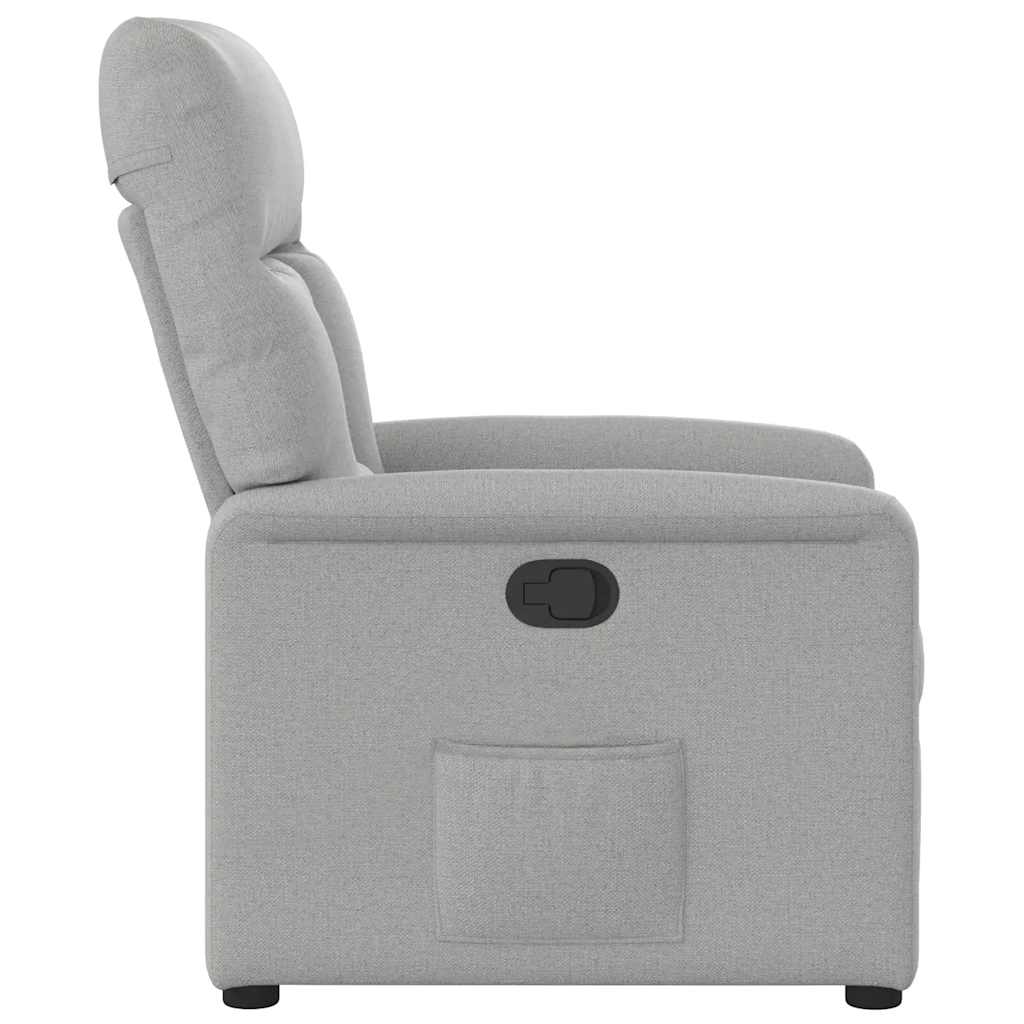 Fauteuil inclinable gris nuage tissu - XIOS