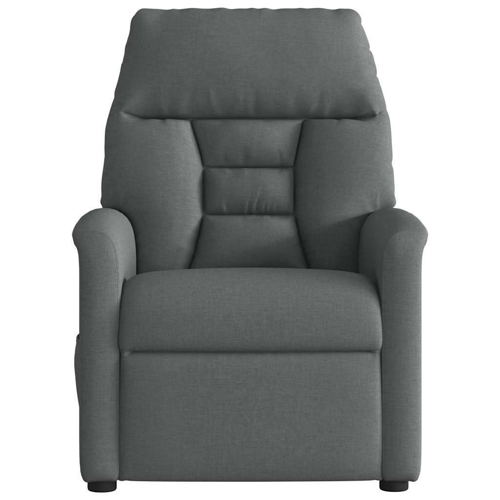 Fauteuil de massage inclinable Gris foncé Tissu - XIOS