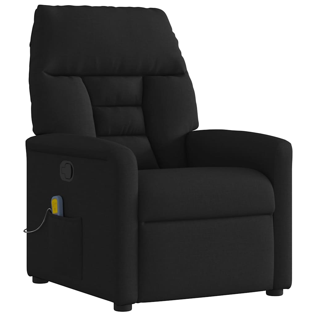 Fauteuil de massage inclinable Noir Tissu - XIOS