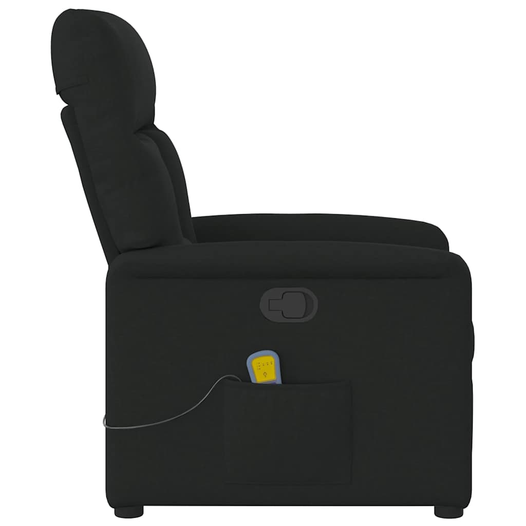 Fauteuil de massage inclinable Noir Tissu - XIOS