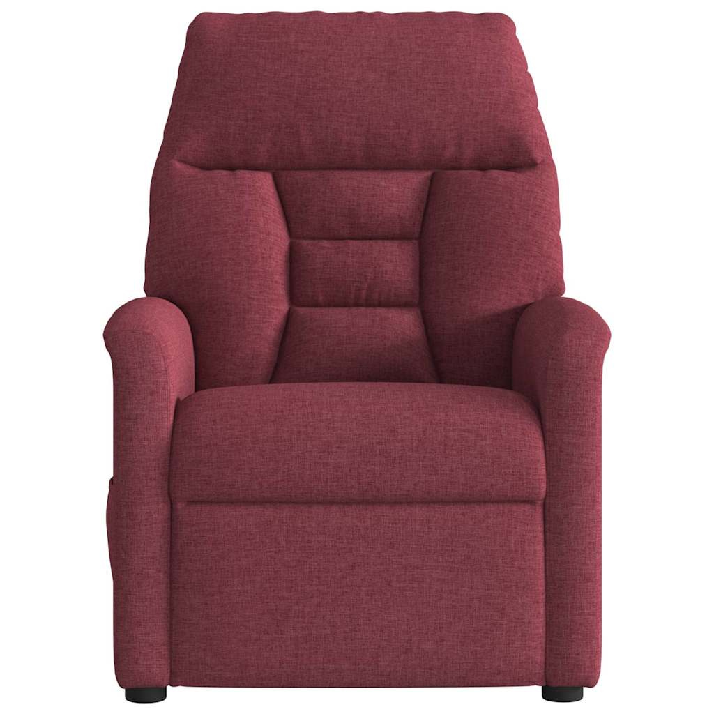 Fauteuil de massage inclinable Rouge bordeaux Tissu - XIOS