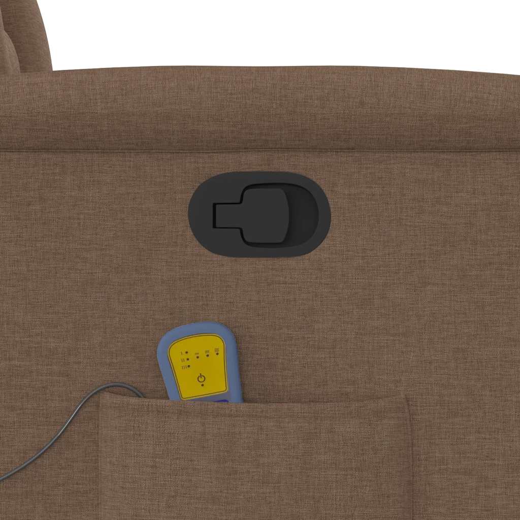 Fauteuil de massage inclinable Marron Tissu - XIOS