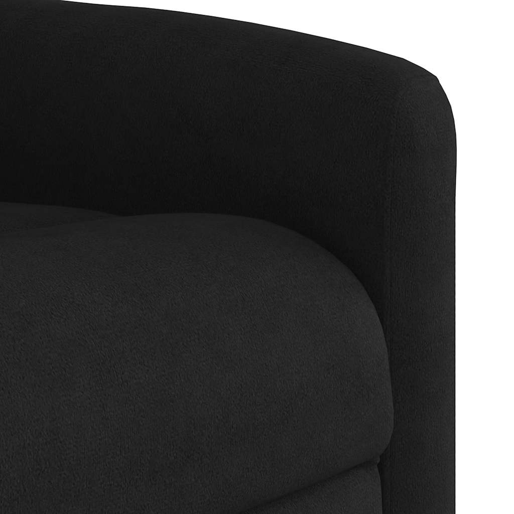 Fauteuil inclinable de massage noir tissu microfibre - XIOS