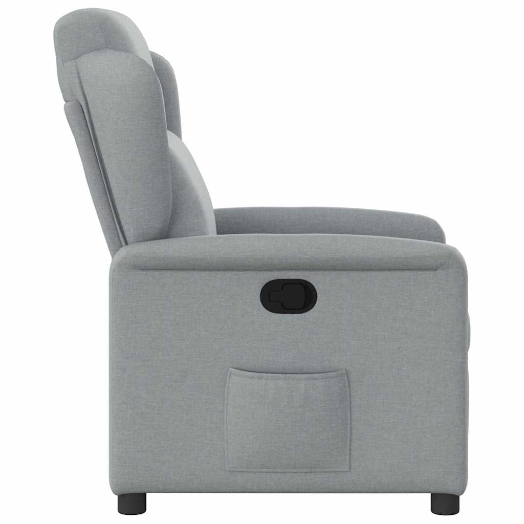 Fauteuil inclinable Gris clair Tissu - XIOS