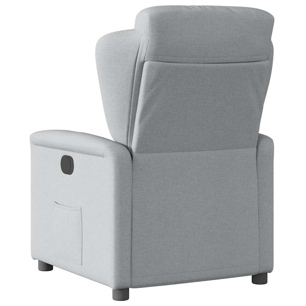 Fauteuil inclinable Gris clair Tissu - XIOS