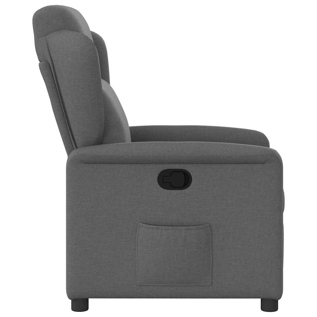 Fauteuil inclinable Gris foncé Tissu - XIOS