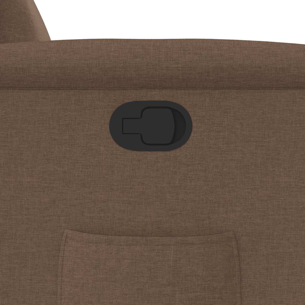 Fauteuil inclinable Marron Tissu - XIOS