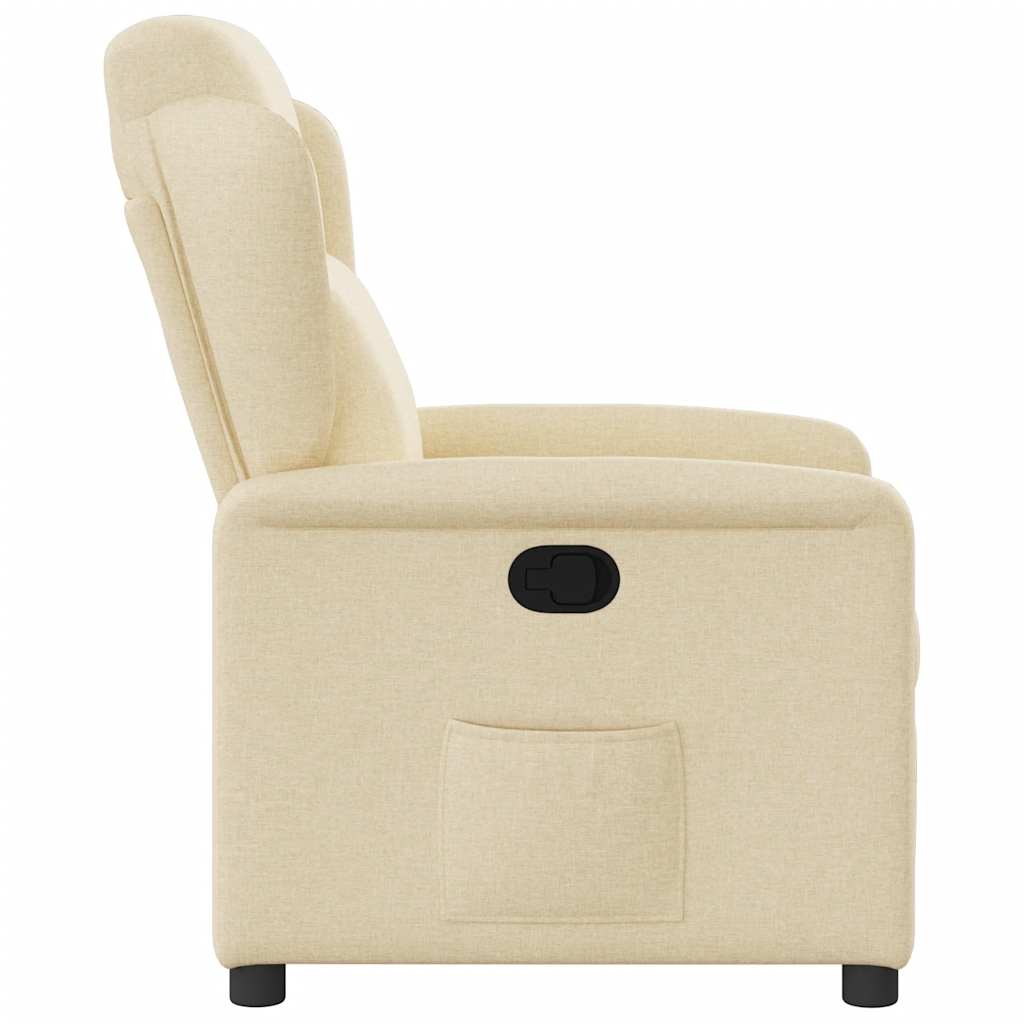 Fauteuil inclinable Crème Tissu - XIOS