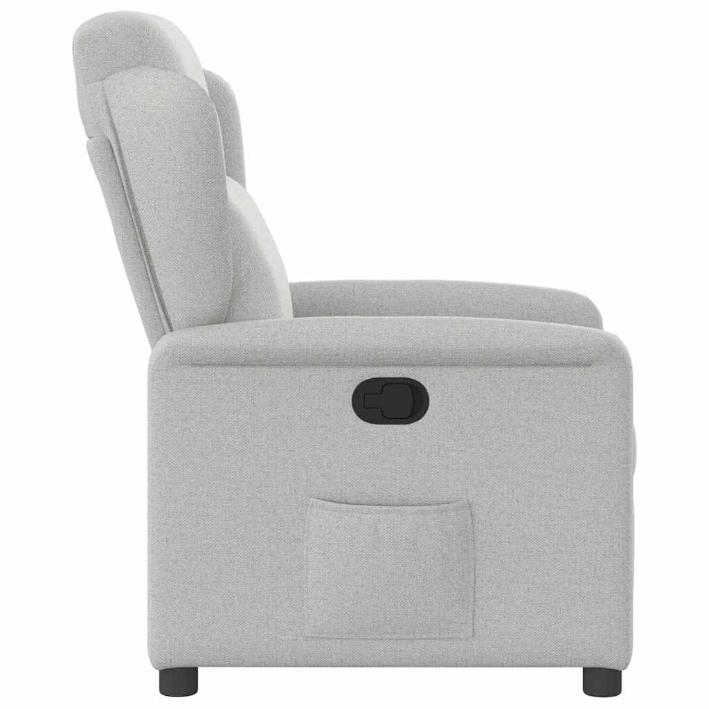 Fauteuil inclinable gris nuage tissu - XIOS