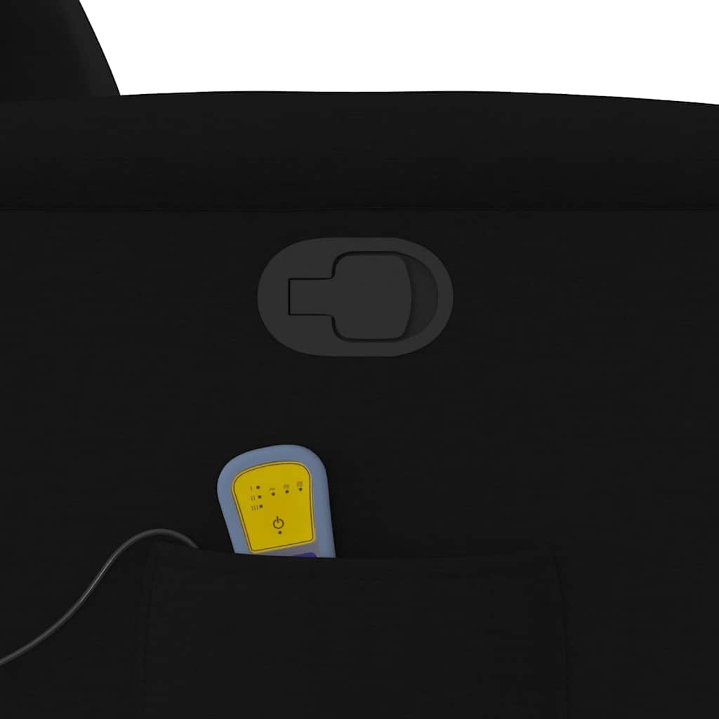 Fauteuil de massage inclinable Noir Tissu - XIOS