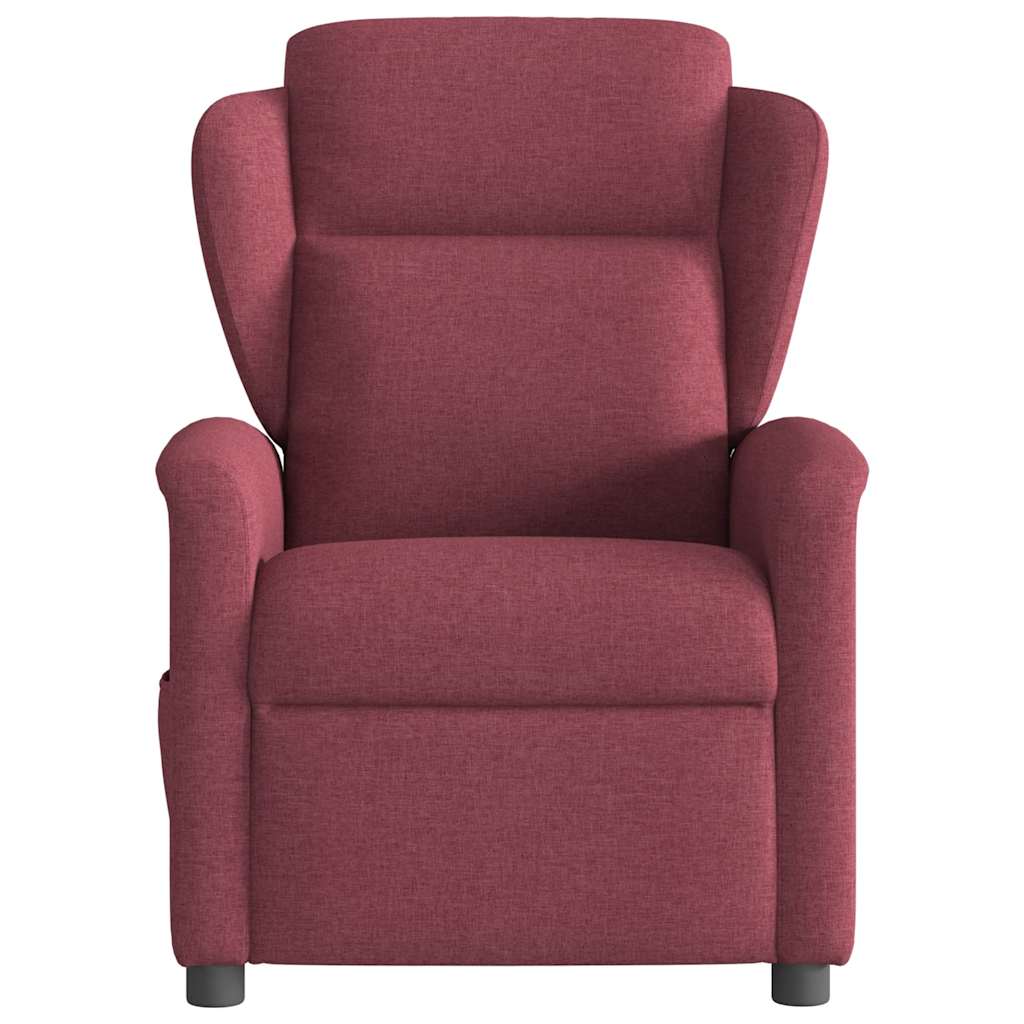 Fauteuil de massage inclinable Rouge bordeaux Tissu - XIOS