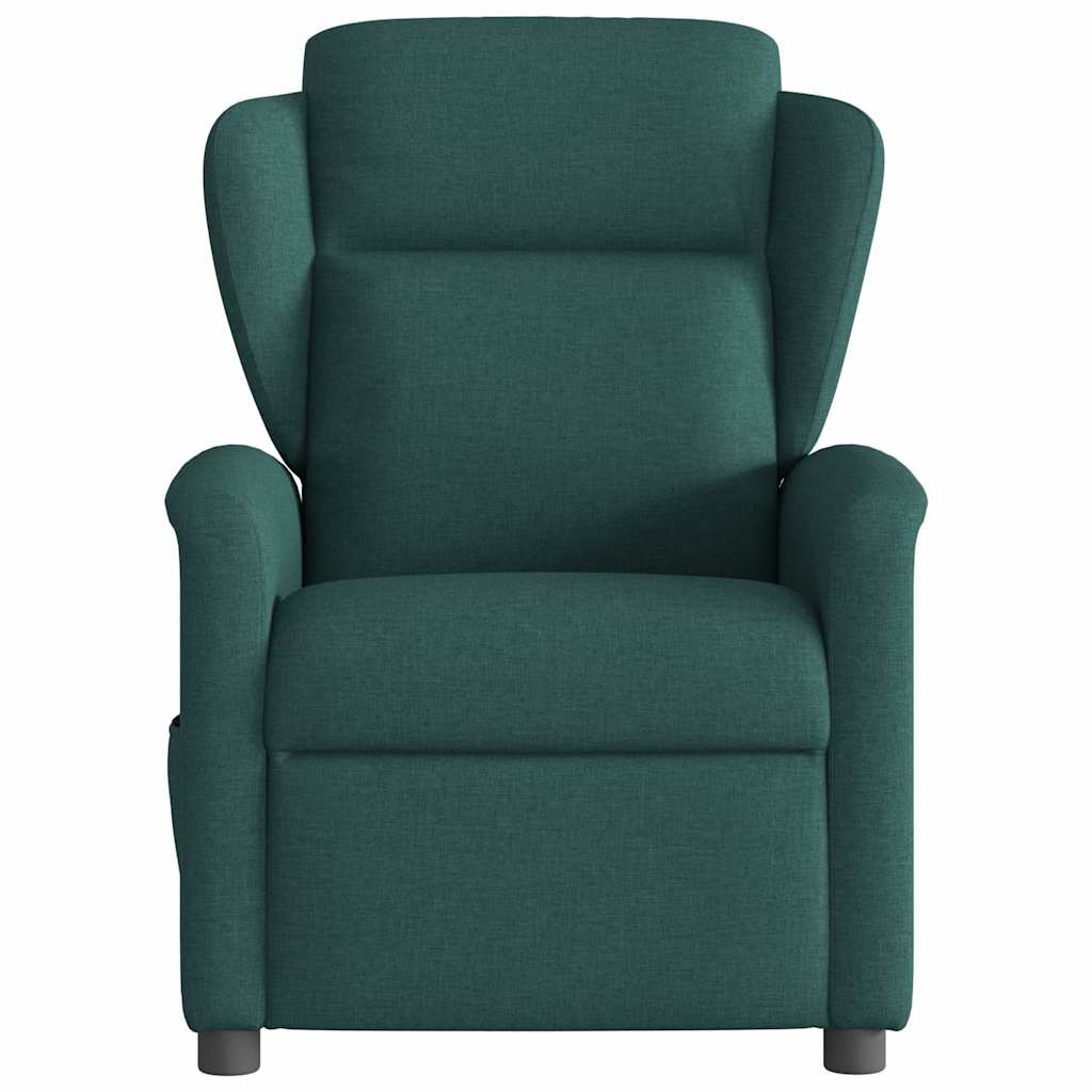 Fauteuil de massage inclinable Vert foncé Tissu - XIOS
