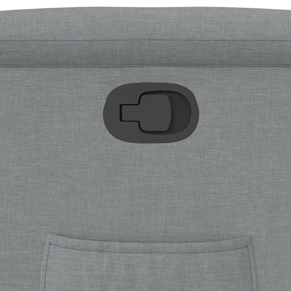 Fauteuil inclinable Gris clair Tissu - XIOS