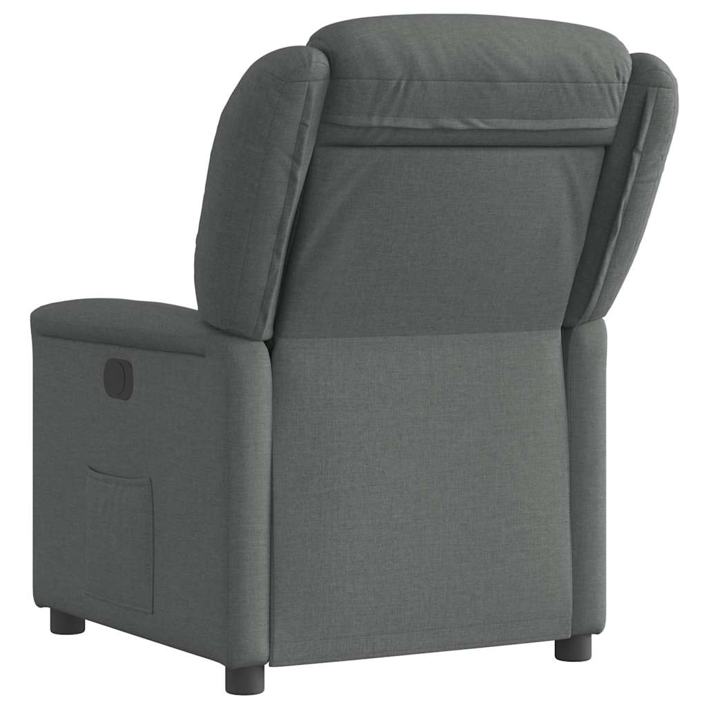 Fauteuil inclinable Gris foncé Tissu - XIOS
