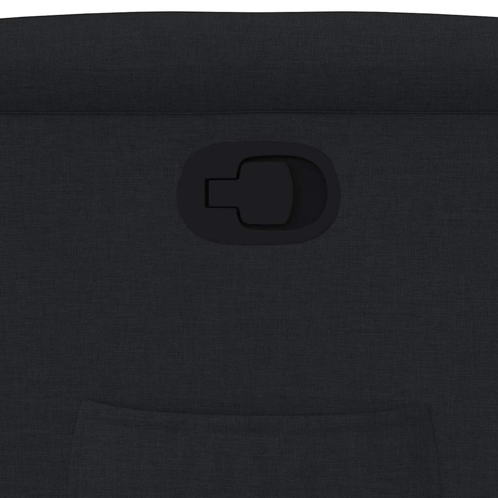 Fauteuil inclinable Noir Tissu - XIOS