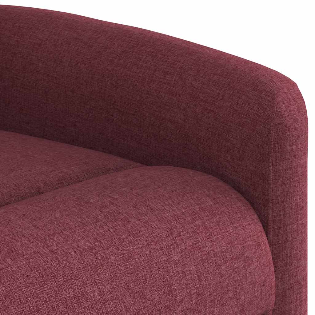 Fauteuil inclinable Rouge bordeaux Tissu - XIOS