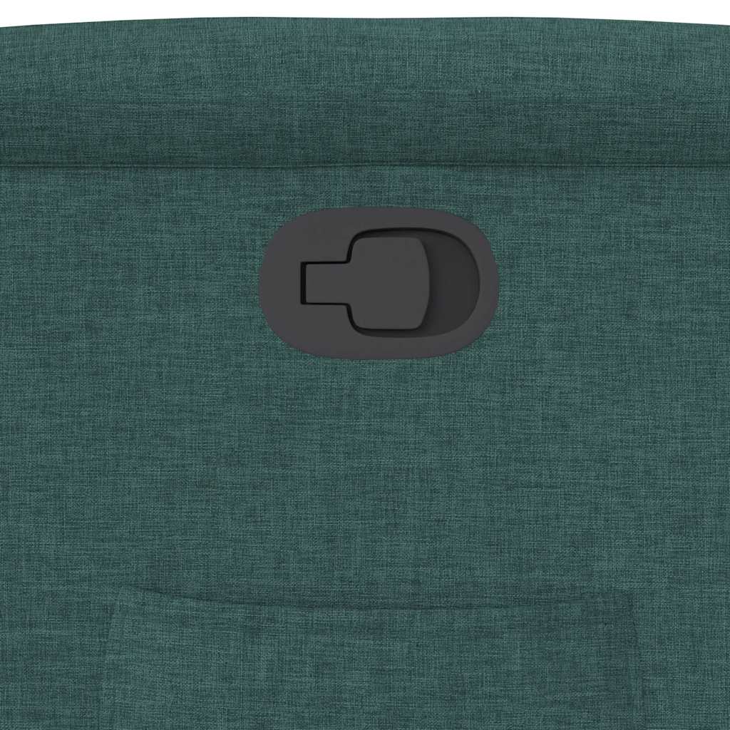 Fauteuil inclinable Vert foncé Tissu - XIOS