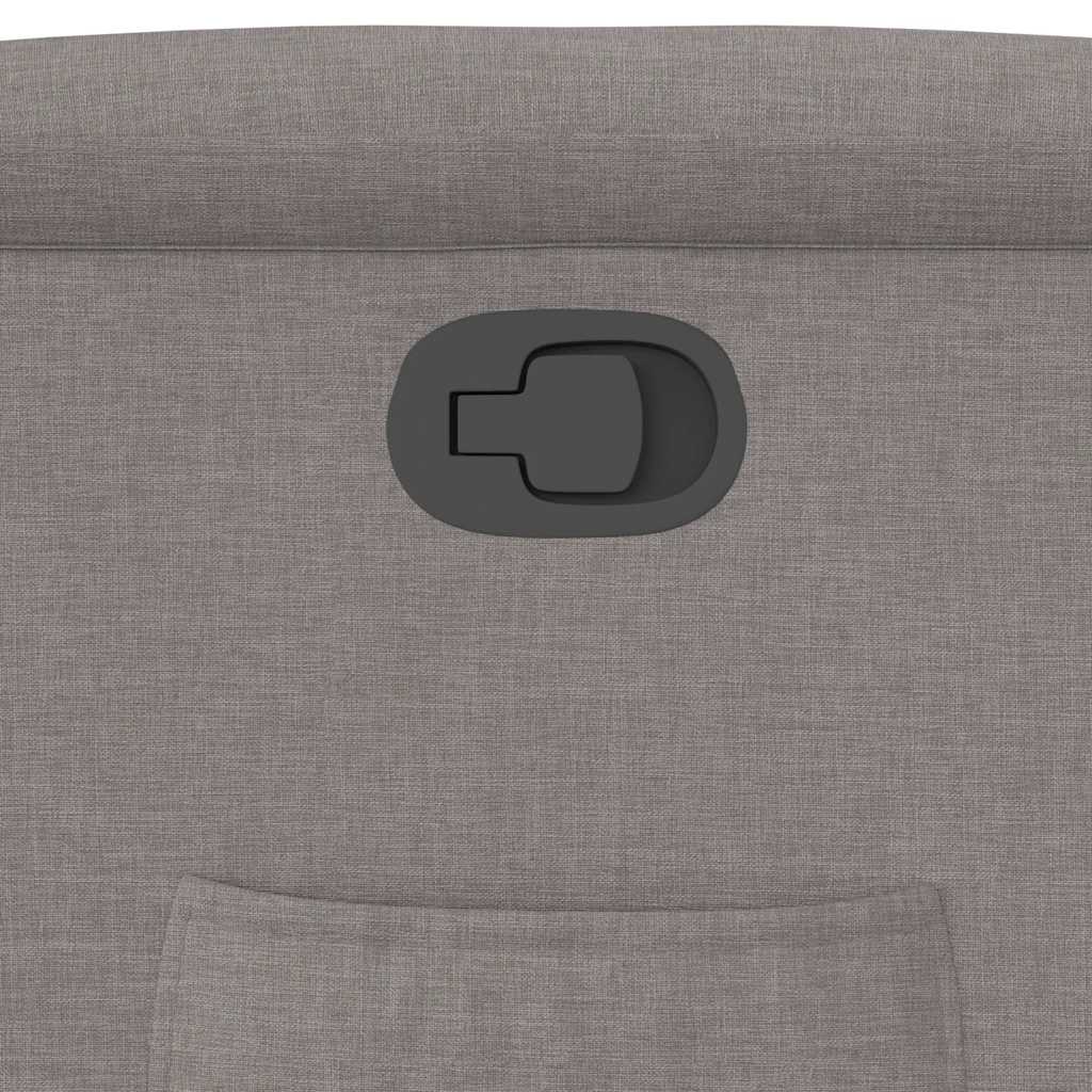 Fauteuil inclinable Taupe Tissu - XIOS