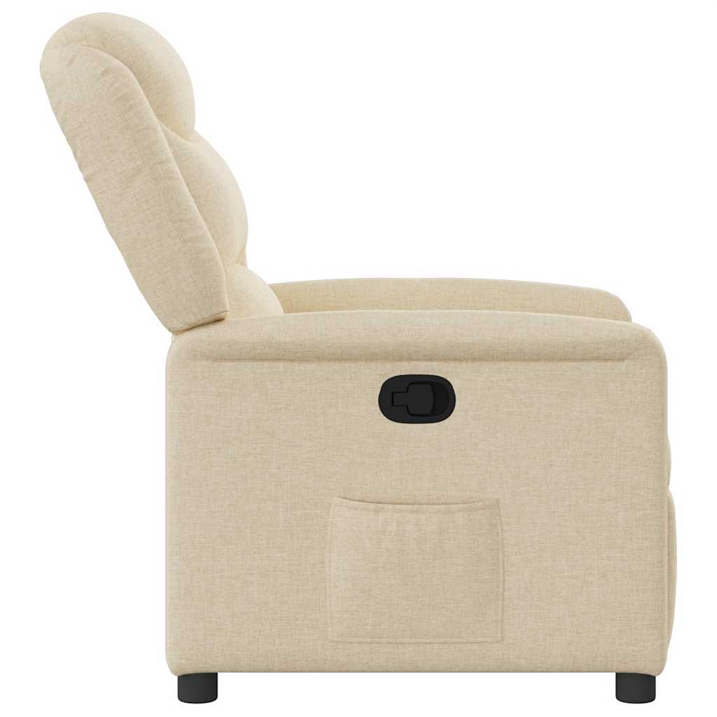 Fauteuil inclinable Crème Tissu - XIOS