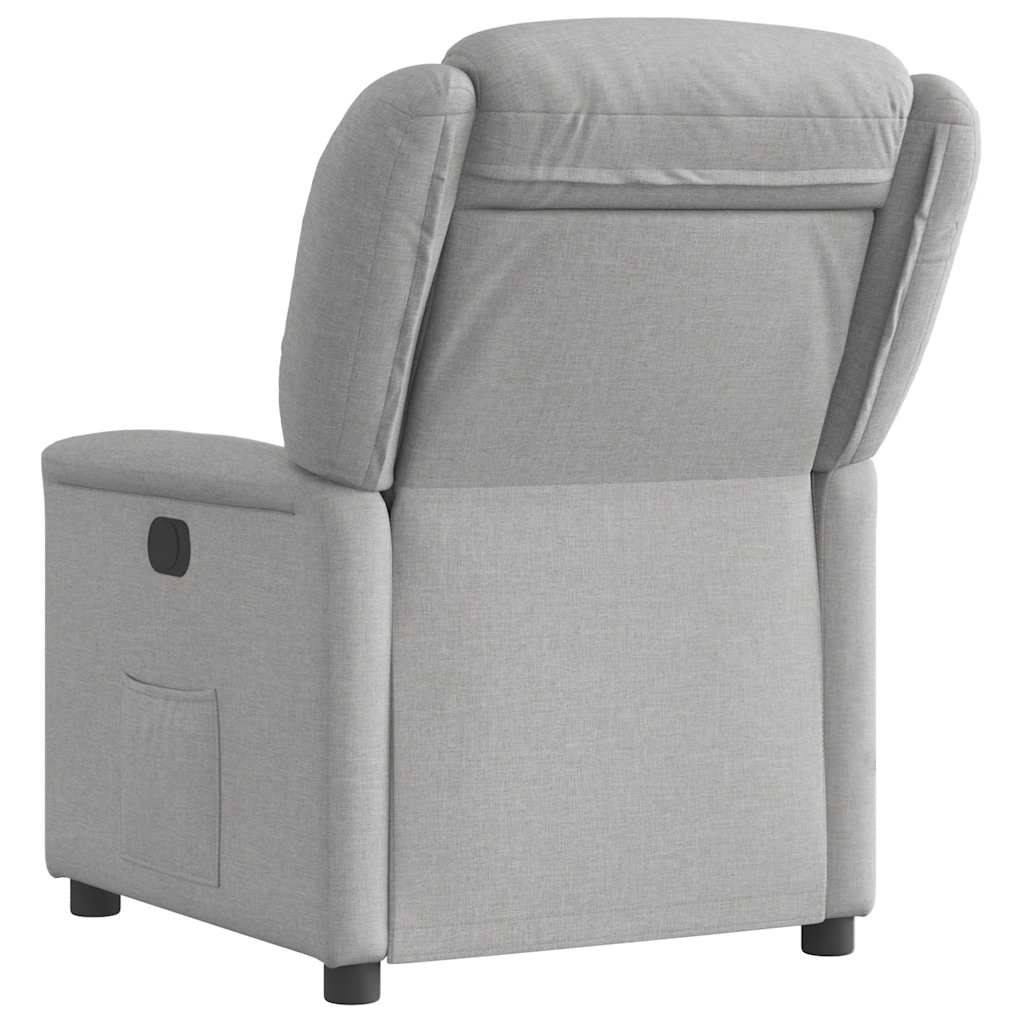 Fauteuil inclinable gris nuage tissu - XIOS