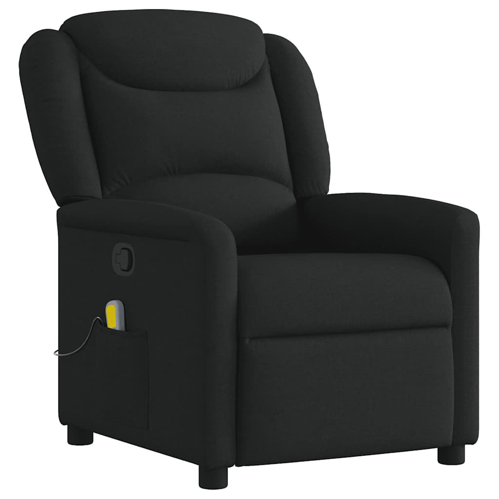 Fauteuil de massage inclinable Noir Tissu - XIOS