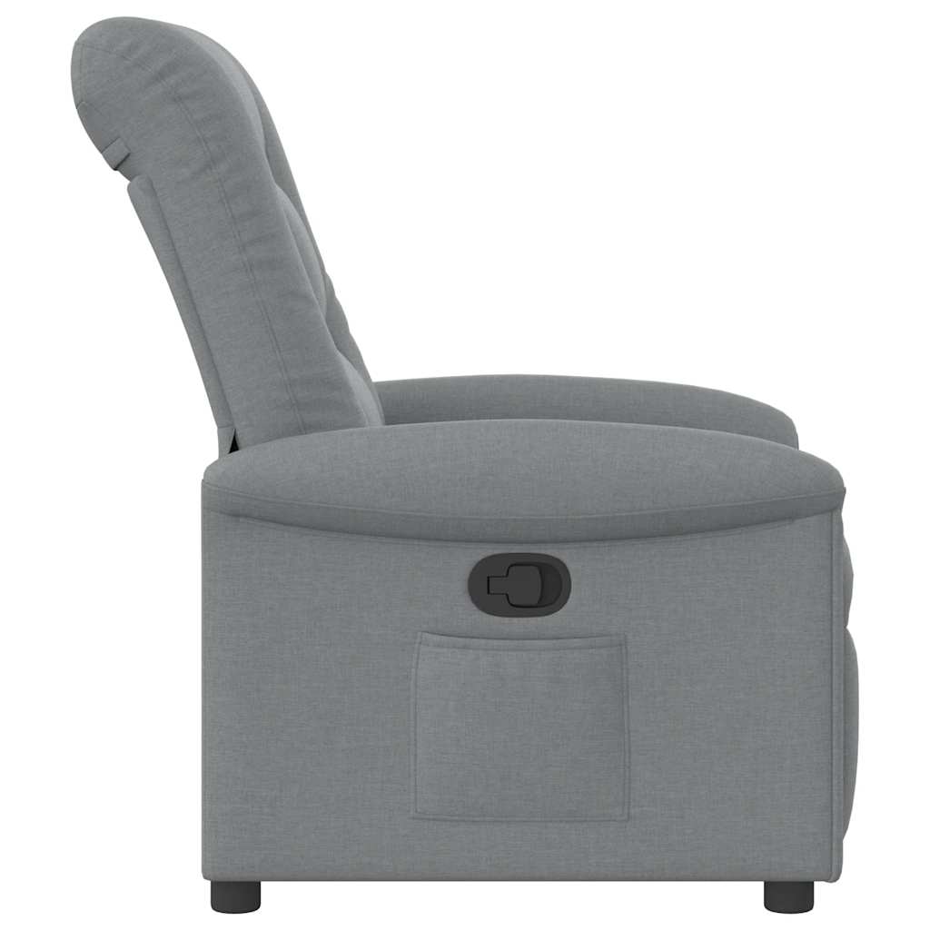 Fauteuil inclinable Gris clair Tissu - XIOS