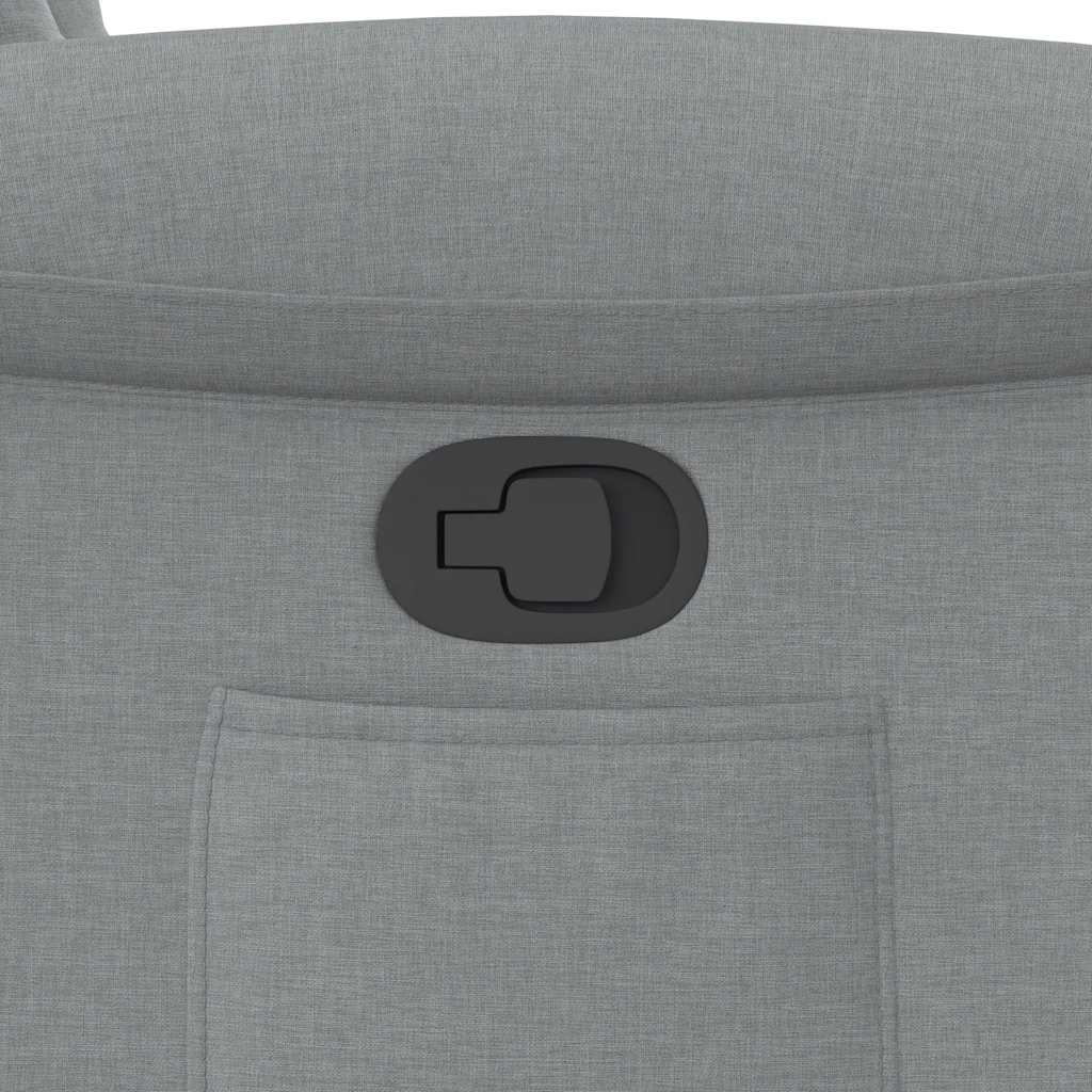 Fauteuil inclinable Gris clair Tissu - XIOS